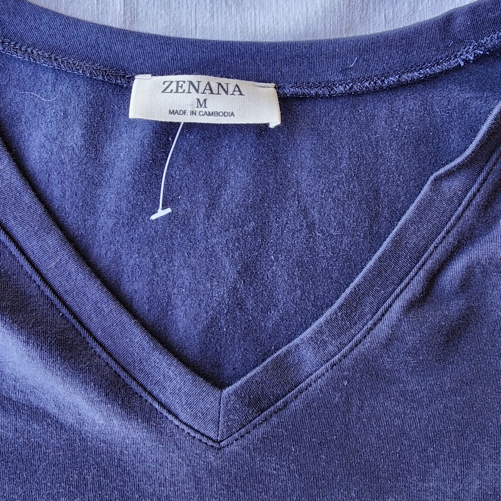 Ladies 2pc Navy blue short set